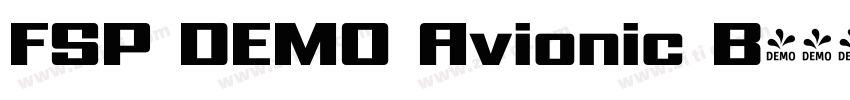FSP DEMO Avionic B字体转换 FSP DEMO Avionic B字体转换